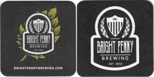 beer coaster from Broomtail Craft Brewery ( NC-BRIG-1 )