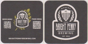 beer coaster from Broomtail Craft Brewery ( NC-BRIG-2 )