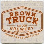 beer coaster from Brueprint Brewing Co ( NC-BROW-1 )