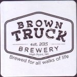 beer coaster from Brueprint Brewing Co ( NC-BROW-2 )