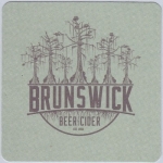 beer coaster from Brutopia Brewing Co. ( NC-BRUN-1 )