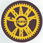 beer coaster from Cross Creek Brewing Co. ( NC-CARM-3A )