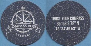 beer coaster from Cotton House Craft Brewers ( NC-CORO-2 )