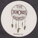 beer coaster from Dry Falls Brewing Co.. ( NC-DREA-2 )