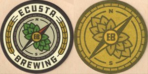 beer coaster from Edenton Brewing Co ( NC-ECUS-1 )