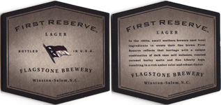 beer coaster from Flying Bull Beer Company ( NC-FLS-1 )