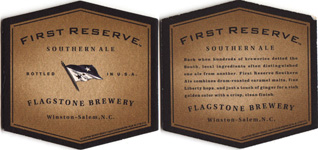 beer coaster from Flying Bull Beer Company ( NC-FLS-2 )