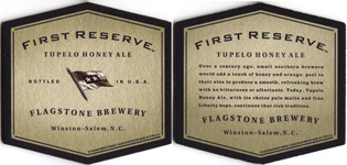 beer coaster from Flying Bull Beer Company ( NC-FLS-3 )