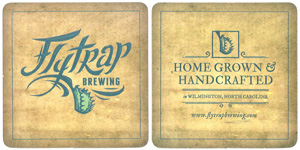 beer coaster from Fonta Flora Brewery ( NC-FLYT-1 )