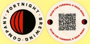 beer coaster from Four Friends Brewing ( NC-FORN-4 )