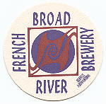 beer coaster from Frog Level Brewing Co. ( NC-FRBR-2 )