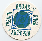 beer coaster from Frog Level Brewing Co. ( NC-FRBR-3 )