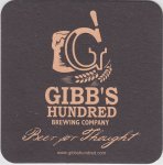 beer coaster from Gilde Brewery (Gilde USA) ( NC-GIBB-2 )