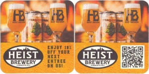 beer coaster from Heyday Brewing ( NC-HEIS-2 )