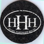 beer coaster from Hyde Brewing Co.  ( NC-HHH-4A )