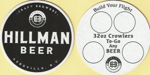 beer coaster from Homeplace Brewing Co. ( NC-HILL-3 )