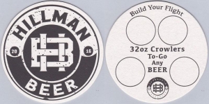 beer coaster from Homeplace Brewing Co. ( NC-HILL-6 )