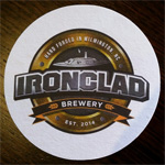 beer coaster from JoCo Brewing Company ( NC-IRON-1 )