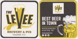 beer coaster from Lexington Avenue Brewing Co. ( NC-LEVE-1 )