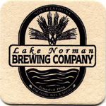 beer coaster from Lake Norman Brewing Company ( NC-LNB-2 )