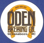 beer coaster from Oklawaha Brewing ( NC-ODEN-1 )