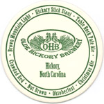 beer coaster from Olde Mecklenburg Brewing ( NC-OHK-1 )