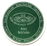 beer coaster from Olde Mecklenburg Brewing ( NC-OHK-2 )