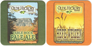 beer coaster from Olde Mecklenburg Brewing ( NC-OHK-3 )