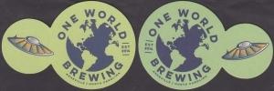 beer coaster from Outer Banks Brewing Station ( NC-ONEW-3 )