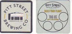 beer coaster from Ponysaurus Brewing Co. ( NC-PITT-3 )