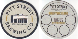 beer coaster from Ponysaurus Brewing Co. ( NC-PITT-4 )