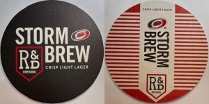 beer coaster from R & R Brewing  ( NC-R&DB-8 )