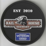 beer coaster from Raleigh Brewing ( NC-RAHS-2 )