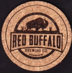 beer coaster from Red Oak Brewery ( NC-REDB-1 )