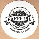 beer coaster from Satulah Mountain Brewing Co. ( NC-SAPP-1 )