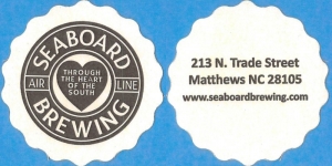 beer coaster from Seven Sounds Brewing Company ( NC-SEAB-1 )