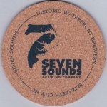 beer coaster from Shortway Brewing Co.  ( NC-SEVE-1 )