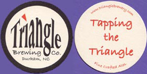 beer coaster from Triple C Brewing Co. ( NC-TRIA-1 )