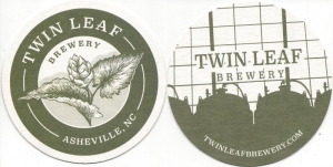 beer coaster from TwoBoros Brewery ( NC-TWL-2 )