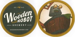 beer coaster from Woodhouse Brewing Co ( NC-WOOD-1 )