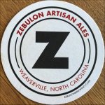 beer coaster from Zillicoah Beer Co. ( NC-ZEB-1 )