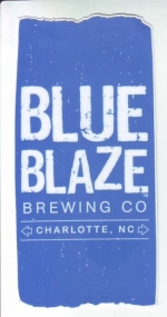 beer sticker from Blue Ghost Brewing Company ( NC-BLBZ-STI-1 )