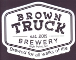 beer sticker from Brueprint Brewing Co ( NC-BROW-STI-1 )