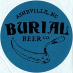 beer sticker from Burning Blush Brewery ( NC-BUR-STI-3 )