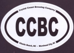 beer sticker from Currahee Brewing Co. ( NC-CRYS-STI-1 )