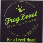 beer sticker from Front Street Brewing Co. ( NC-FROG-STI-1 )