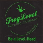 beer sticker from Front Street Brewing Co. ( NC-FROG-STI-2 )