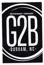 beer sticker from Gaston Brewing Company ( NC-G2BB-STI-1 )