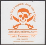 beer sticker from Jordan Lake Brewing Co. ( NC-JOLL-STI-1 )