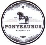 beer sticker from Preyer Brewing Co.  ( NC-PONY-STI-1 )